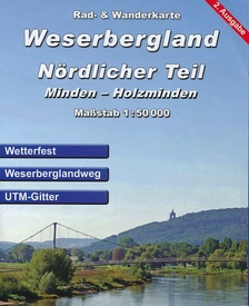 Wandelkaart - Fietskaart Weserbergland Nördlicher Teil | Kartographische Kommunale Verlagsgesellschaft