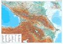 Wegenkaart - landkaart Caucasus Kaukasus geografisch | Gizi Map