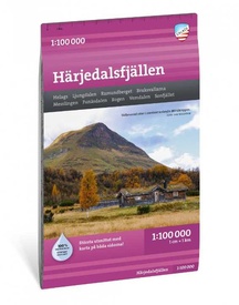 Wandelkaart Fjällkartor 1:100.000 Härjedalsfjällen | Calazo