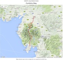 Wandelkaart Cumbria Way | Harvey Maps