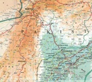 Wegenkaart - landkaart Afghanistan + Kabul | Gizi Map