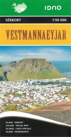 Wegenkaart - landkaart Westman eilanden = Vestmannaeyjar | Ferdakort