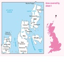 Wandelkaart - Topografische kaart 001 Landranger Shetland - Yell - Unst & Fetlar | Ordnance Survey