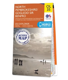 Wandelkaart 35 OS Explorer Map | Active North Pembrokeshire Active Map | Ordnance Survey