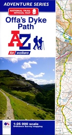 Wandelatlas Adventure Atlas Offa's Dyke Path | A-Z Map Company