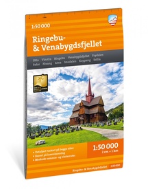 Wandelkaart Turkart Ringebu - Venabygdsfjellet | Calazo